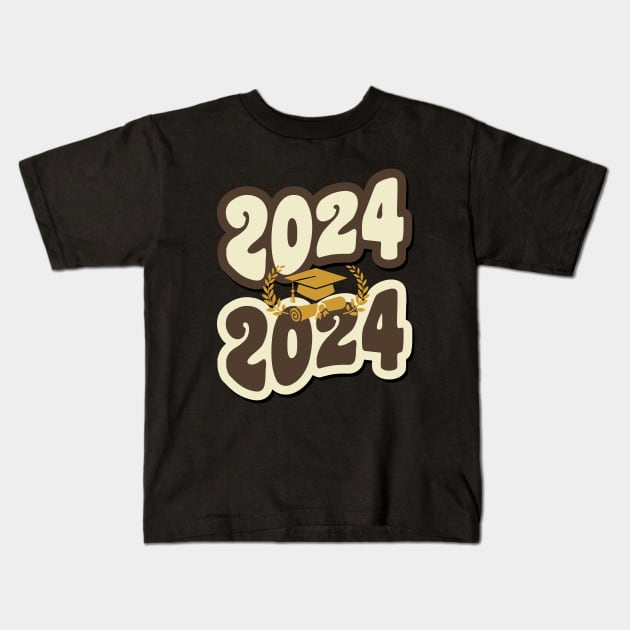 Congratulations! 2024 Kids T-Shirt by pokymike